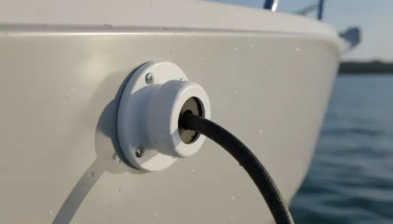 Clevere Kabelführung für Elektro-Außenborder